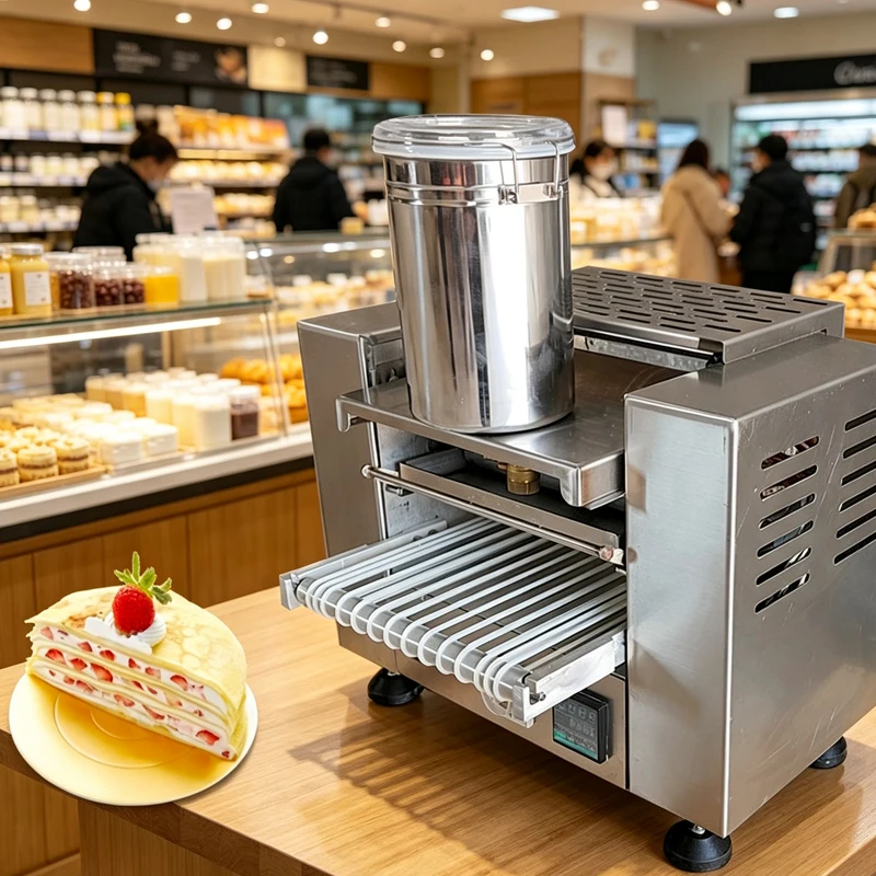 Commercial Industrial Fully Automatic Thousand Layer Cake Making Machine Block Cutting Roasted Duck Pancake Forming Equipment