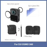 Osmo 360 Lens Guards Anti-scratch Lens Protector Cover Storage Case Screen Protector Film for DJI Osmo 360 Camera Accessories