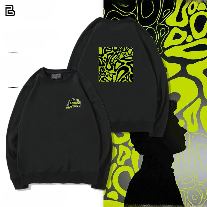 

Хлопковый свитшот McLaren F T Lando Norris с принтом, круглый вырез, удобный, повседневный, для мужчин и женщин