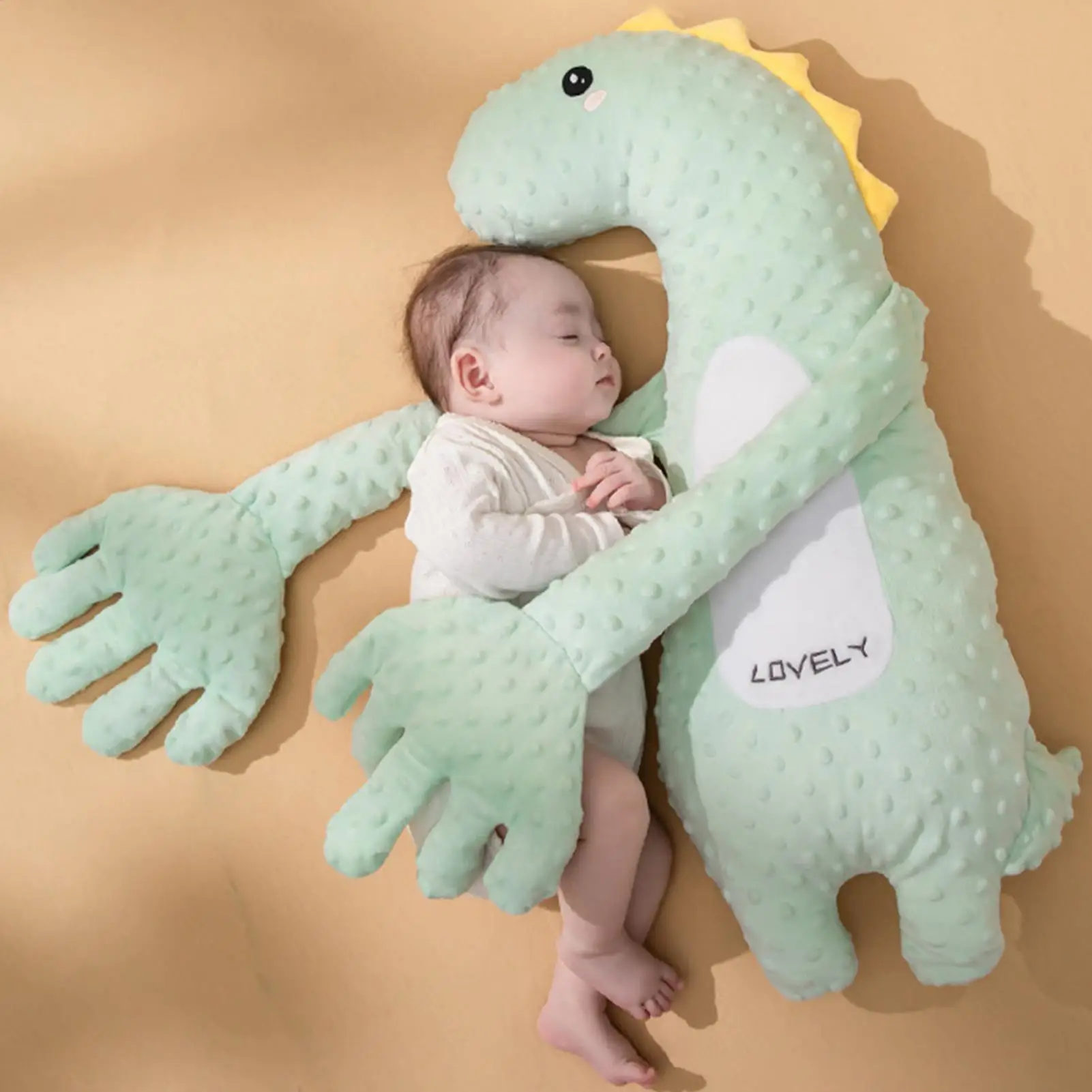 Baby Soothing Palm Toy 3-Speed Adjustable Electric Sleep Soother With Remote, Multi-Functional Cuddle Doll Infant Calmings Aid