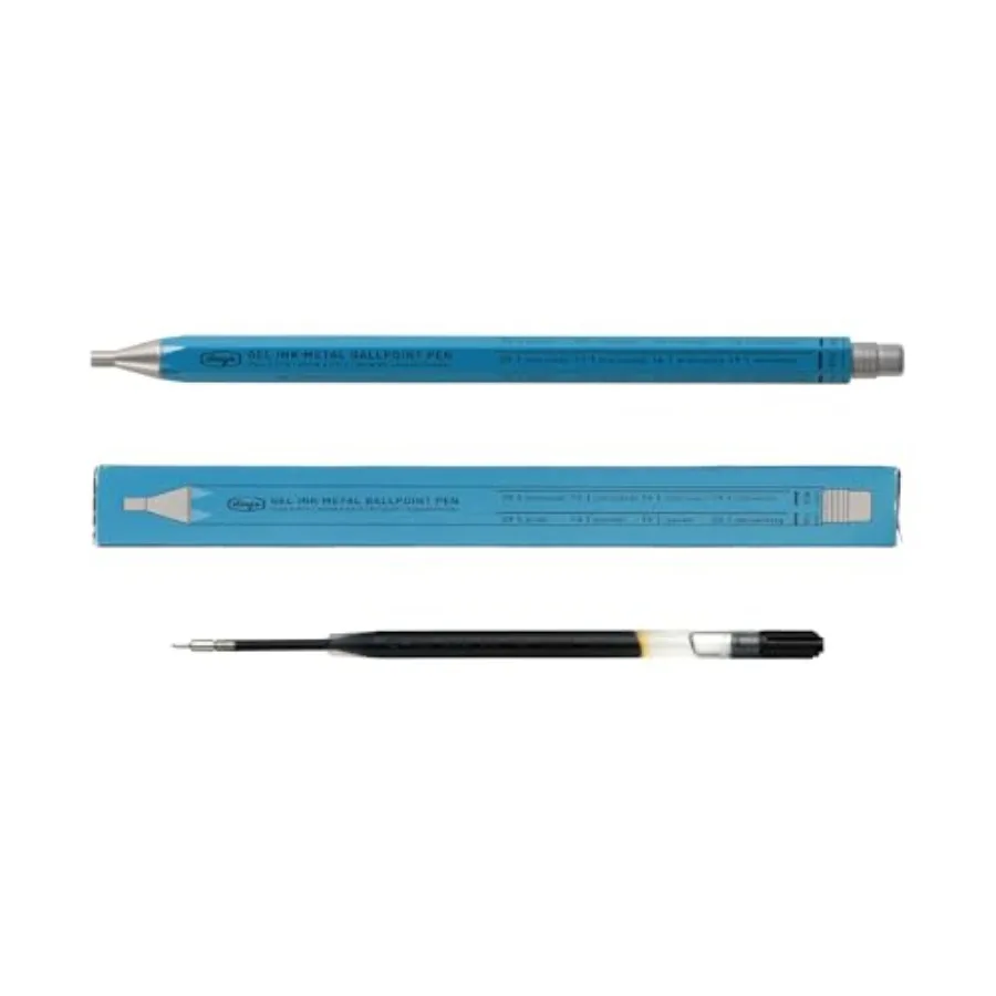 

days Gel Ink Metal Ballpoint Pen - 0.5mm Retractable Ink Retro styling Light Weigh Pen Made in Japan- Perfect for School Office
