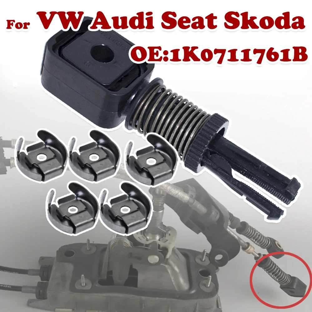 Bowden Cable Catch Retaining Clip For VW Audi Seat Skoda MT Gear Shifter Linkage End Shaft Selector Lever Lock Washer Spare Part