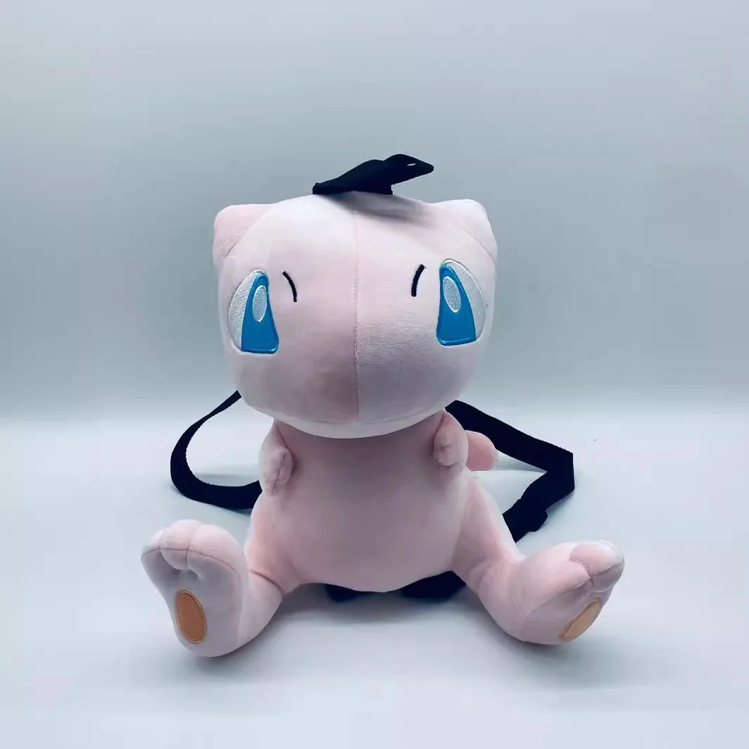 Sac à dos figurine Pokemon pour enfants, cartable Kawaii, jouet de dessin animé, Eevee, Mew, Sicilax, Mimikyu, Pikachu, cadeau à breloques pour enfants