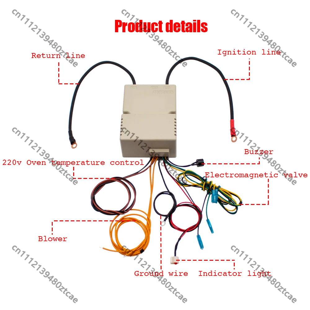 220V Gas Oven Pulse Ignition Controller Universal Spare Parts for Catering Gas Stove Oven