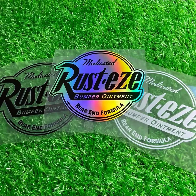 RUSTEZE Car Sticker Vinyl PVC Motorcycle Fuel Tank Waterproof Sunscreen DIY Windshield Stickers Car Window Bumper Styling Decal