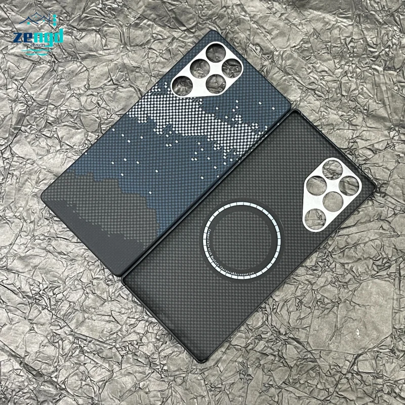 حافظة لهاتف Red Magic 11 Pro من ألياف الأراميد - غطاء هاتف كيفلر المغناطيسي، خفيف الوزن ومقاوم للصدمات