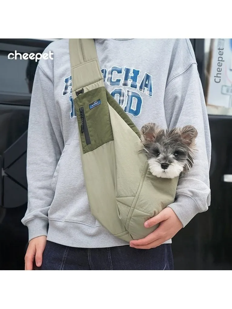 

Сумка-переноска для маленьких собак большой вместимости, для прогулок, весна-лето-осень, портативная дорожная сумка для собак / Принадлежности для прогулок с собаками