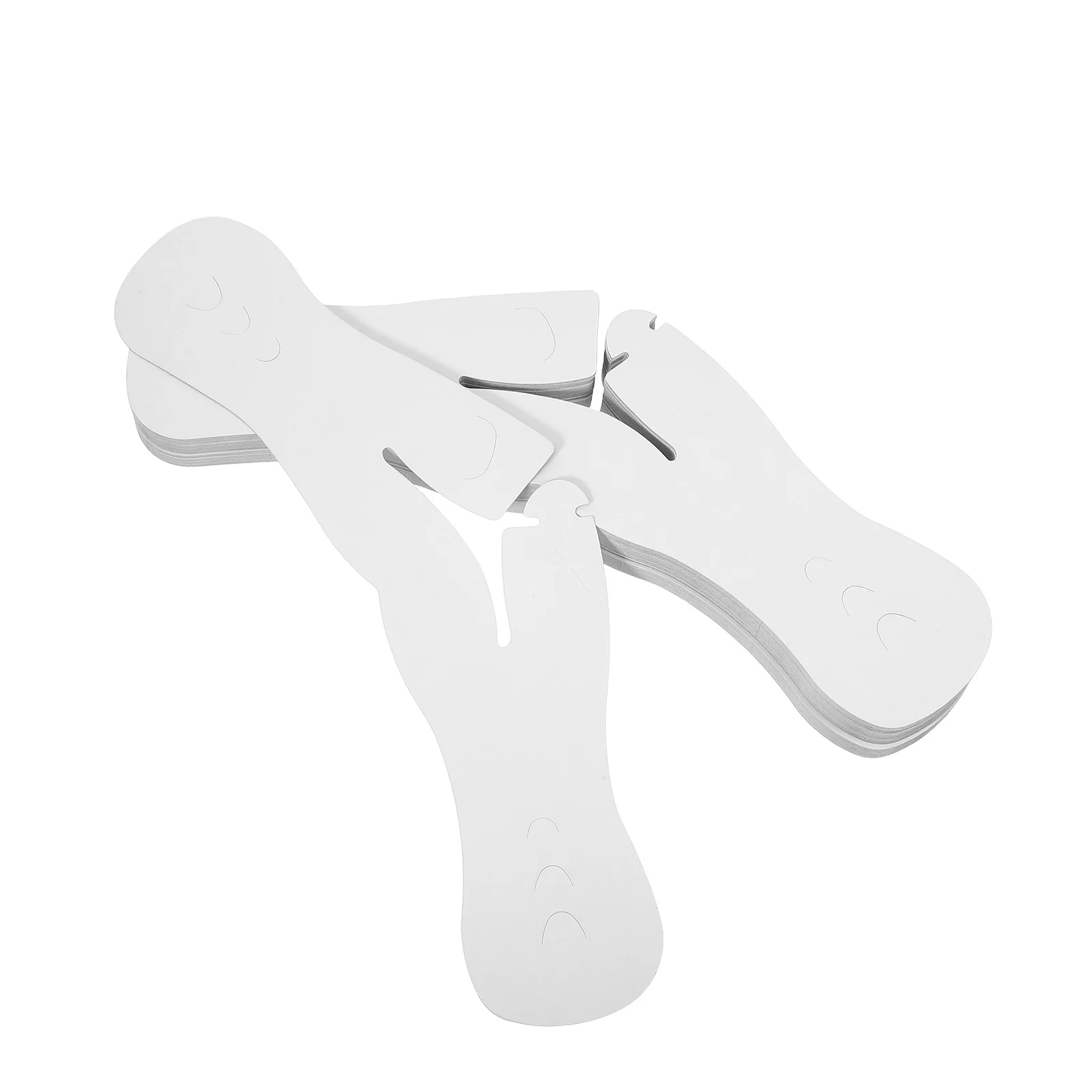 

50 Pcs Hangers Shirt Shoulder Pads Garment Form Non-slip Clothing Accessories White Coat