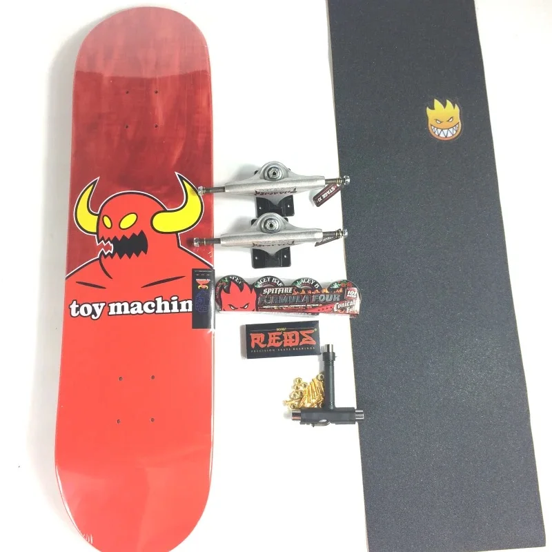 

Toymachine Complete Skateboard 100% Canadian Maple Deck High Level Doubler Rocker More Size 7.75/8.0/8.25/8.35 Inch