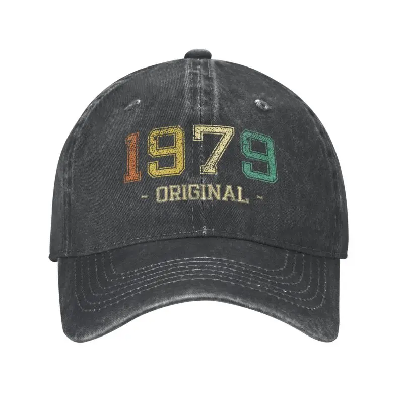 

Personalized Cotton Vintage Original Birthday Gifts Baseball Cap Women Men Breathable Born In 1979 Dad Hat Streetwear