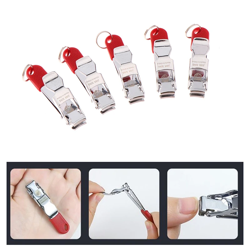 1/3/5pcs Foldable Mini Nail Clipper  Luggage shape Travel Portable Nail Clipper Toenail Fingernail Manicure Trimmer