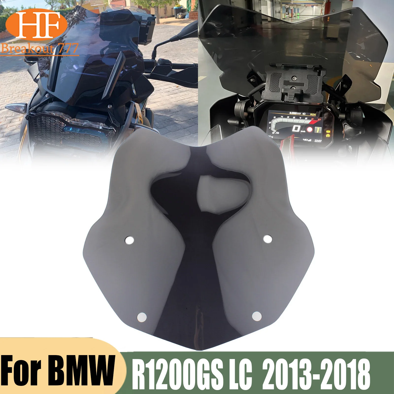For BMW R1200GS LC  2013-2018 LC Adventure  2014-2018 Windscreen Wind Splitter Wind Deflector