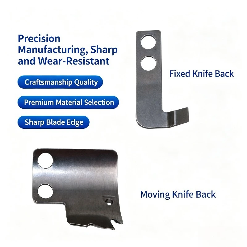 HENVOR SB4942 Moving Knife SB4941 Fixed Knife for Brother 7300 Jack A5 Computer Flat Sewing Machine