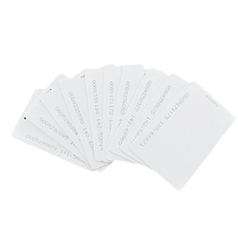 

40 шт. белая 125 кГц 1,9 мм RFID-карта доступа