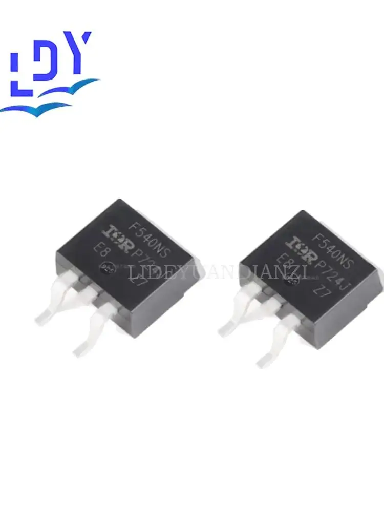 10pcs IRF540NSTRLPBF IRFR024NTRPBF Silk screen F540NS TO-263 N-channel 100V 33A MOSFET MOS tube IRFR024NTRPBF