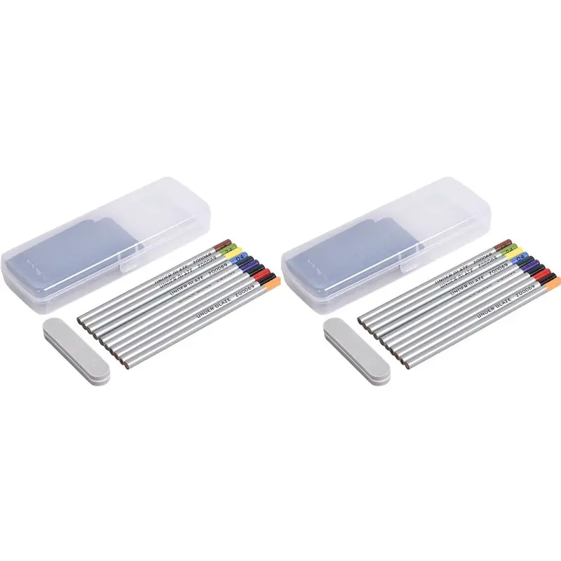 Hot Sale-2X 10Colors/Set Pottery Art Underglaze Color Pencil DIY Hand Painted Glaze Chalk Pottery Painting