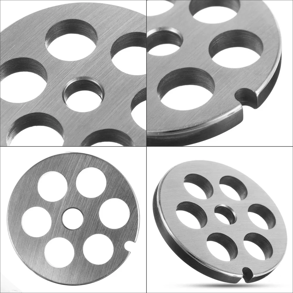 Năm 3/4. 5/6/12mm Lỗ Cho Sự Lựa Chọn Thép không gỉ Máy Xay Thịt Đĩa cho Loại 5 Máy Xay Thịt