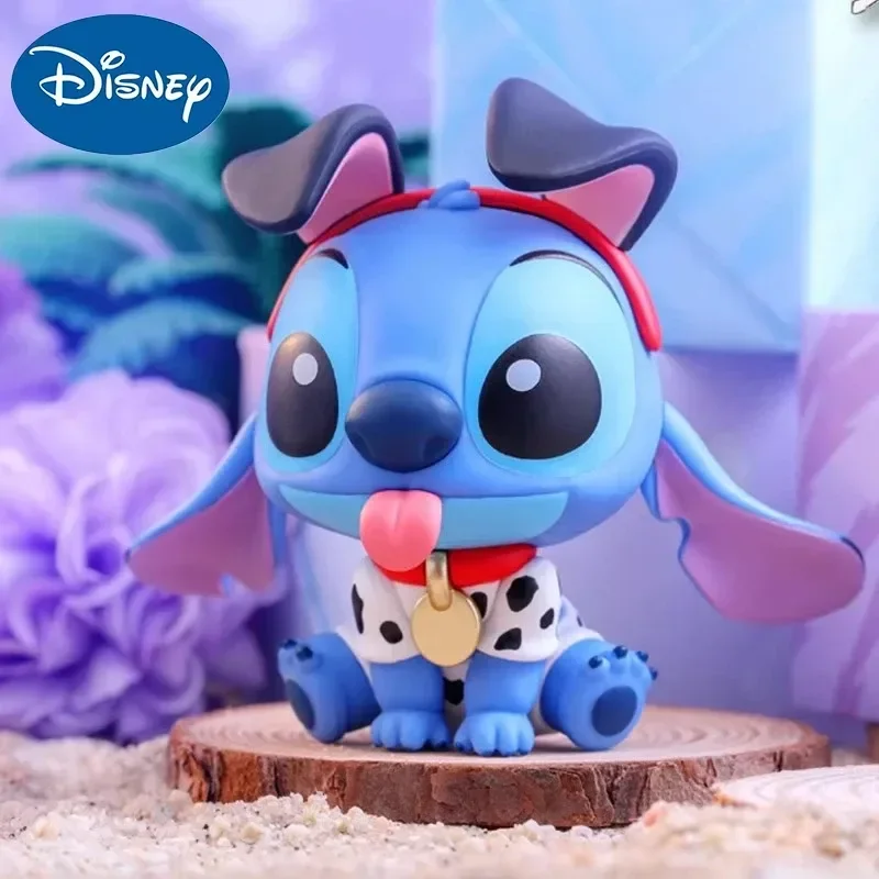 Disney Stitch Blind Box Cosplay Olaf Tigger Mysterious Surprise Box Figure Guess Bag Anime Model Doll Xmas Gift Toys