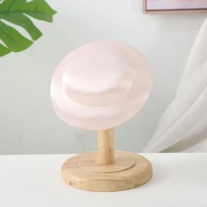 270D قبعة أنيقة فيدوراس شقة قصيرة الحواف قبعة مفاجأة الهدايا أغطية الرأس لقضاء عطلة صور الدعائم #5