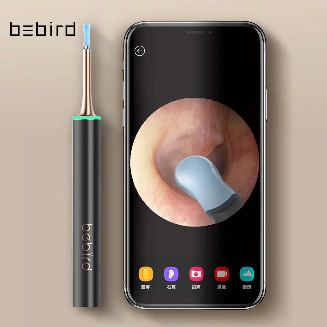 Bebird T15 X3 Visual Ear Cleaner Health Care Minifit 2in1 Acne Wax Removal Tool HD1080P Otoscope IP67 Waterproof Endoscope