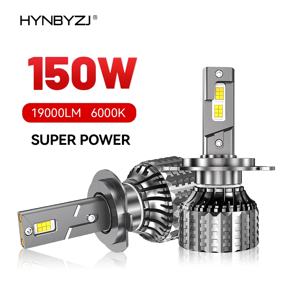 

HYNBYZJ H4 H7 LED Canbus H11 H1 H3 9005 HB3 9006 HB4 H8 9012 LED Headlights 150W High Power 6000K Car Headlamp Bulb