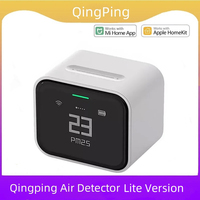 Qingping Air Detector lite IPS Screen Touch Operation Pm2.5  Control Air Monitor Homekit work with Xiaomi Apple Homekit Mi home