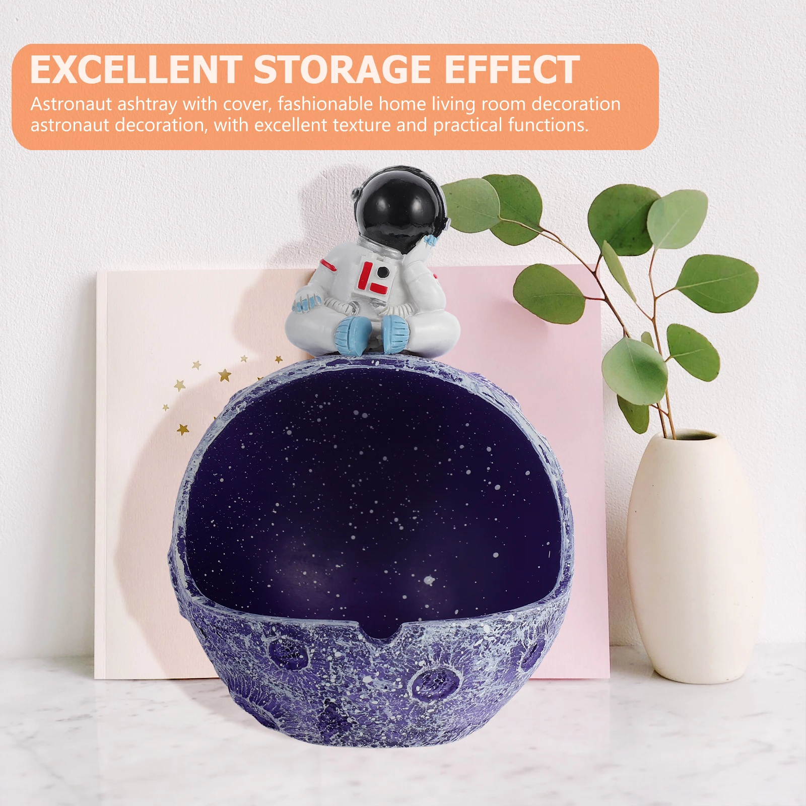 

Astronaut Ashtray Cigarette Holder Creative Male Gift Smoke Accessories Cigarette Ashtray Durability Home Decor