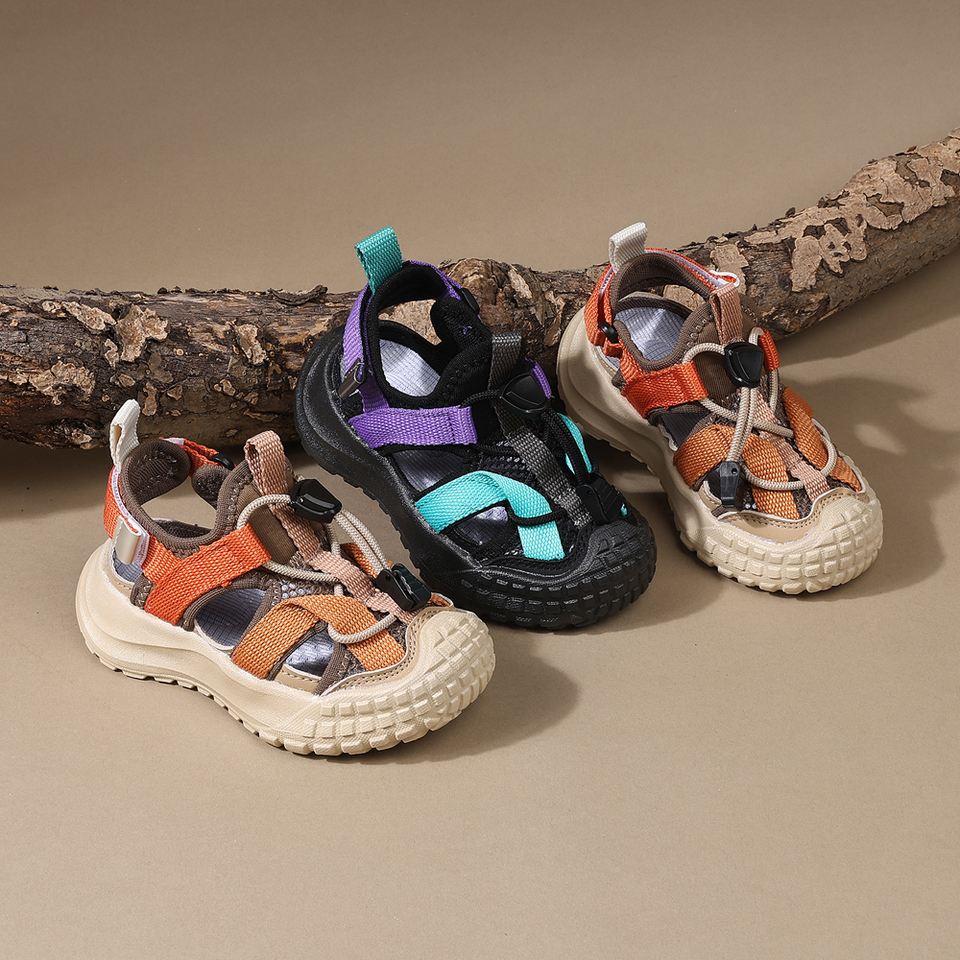  2025 New Summer Children Sandals For Boys Mesh Breathable Kids Sport Shoes Soft Sole Fashion Toddler Boys Beach Sandals EU21-30 
