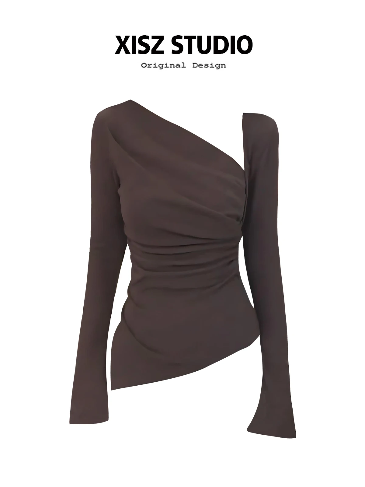 

Women Black Torn T-shirt Harajuku Korean Y2k Tees Top Vintage 90s Aesthetic Long Sleeve T-shirt 2000s Trashy Fashion Clothes