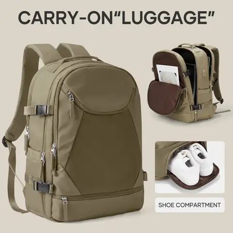 Likros Men's Backpack for Women Large Capacity Travel Backpack, Commuter Laptop Bag Travel Essentials Waterproof Backpack Flight