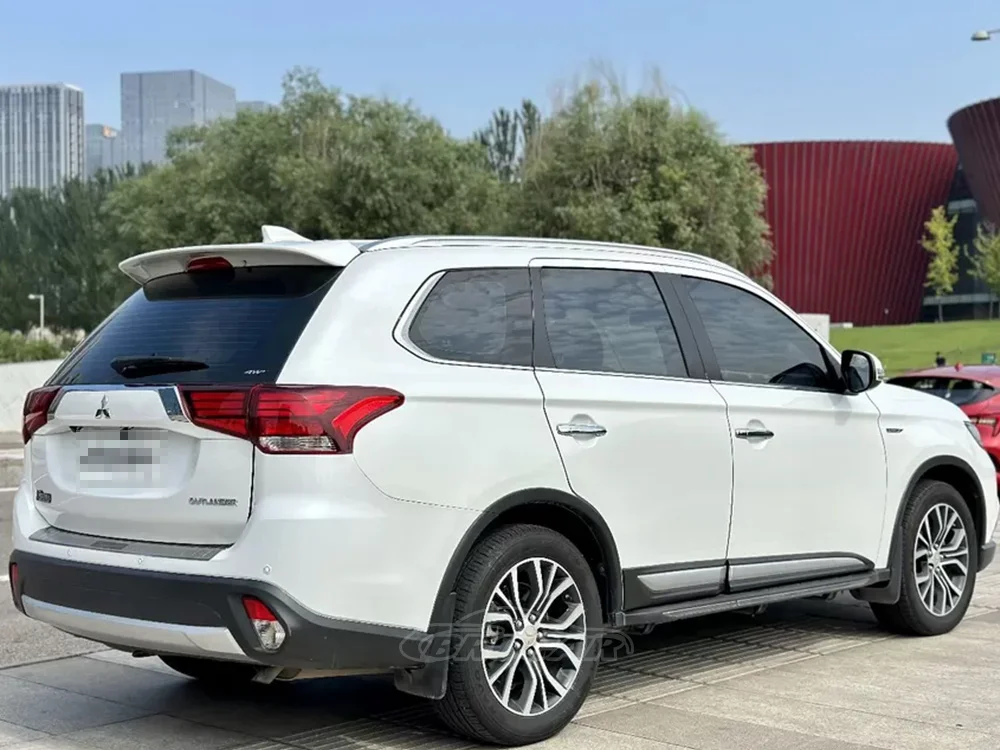 For Mitsubishi Outlander Roof Spoiler 2013 -2020 High Quality ABS Plastic Carbon Fiber look Rear Spoiler Trunk Boot Wing Spoiler