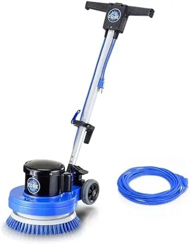 Hard Floor Buffer and Tile Floor Electric Scrubber Machine - 13 inch Home or Office Model