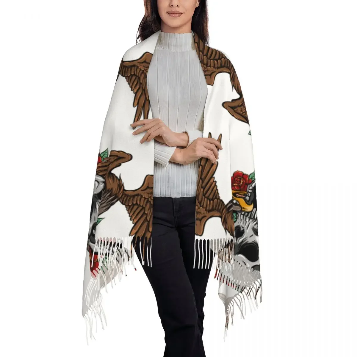 Personalized Printed Scarf Men Women Winter Warm Scarves Shawl Wrap