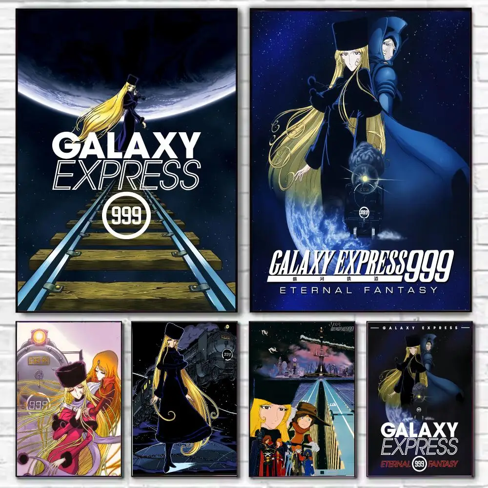 Anime Galaxy Express 999 Poster HD Art Decorative Wall Art Waterproof Home Décor for Living Room Bedroom Café Stylish Gift