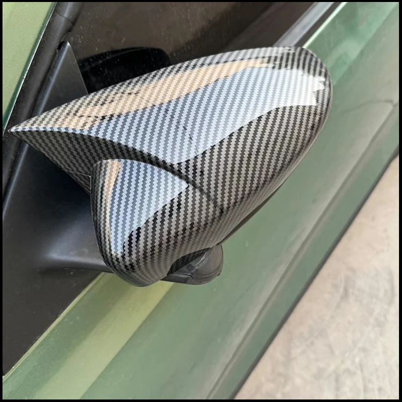 

Door Side Wing Rearview Mirror Cover Cap Trim With Horn Car Styling For Volkswagen VW Passat B7 Euro 2011-2017 Auto Accessory