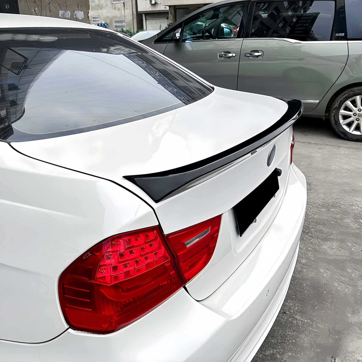 CSL Style Glossy Black Car Rear Trunk Spoiler Wings For BMW E90 318i 320i 320d 325i 330i 330d 2005-2012 Carbon Look Tail Wings