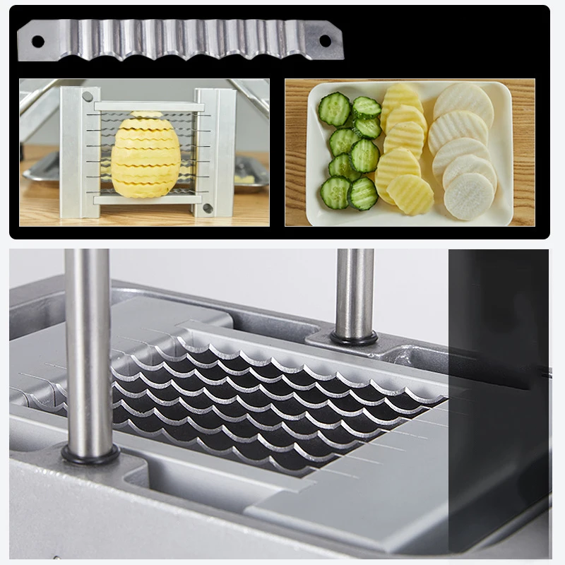 Multi-functional Manual Slicer Kitchen Onion Machine Magic Labor-saving Fruit and Vegetable Commercial Aluminum Stainless Steel