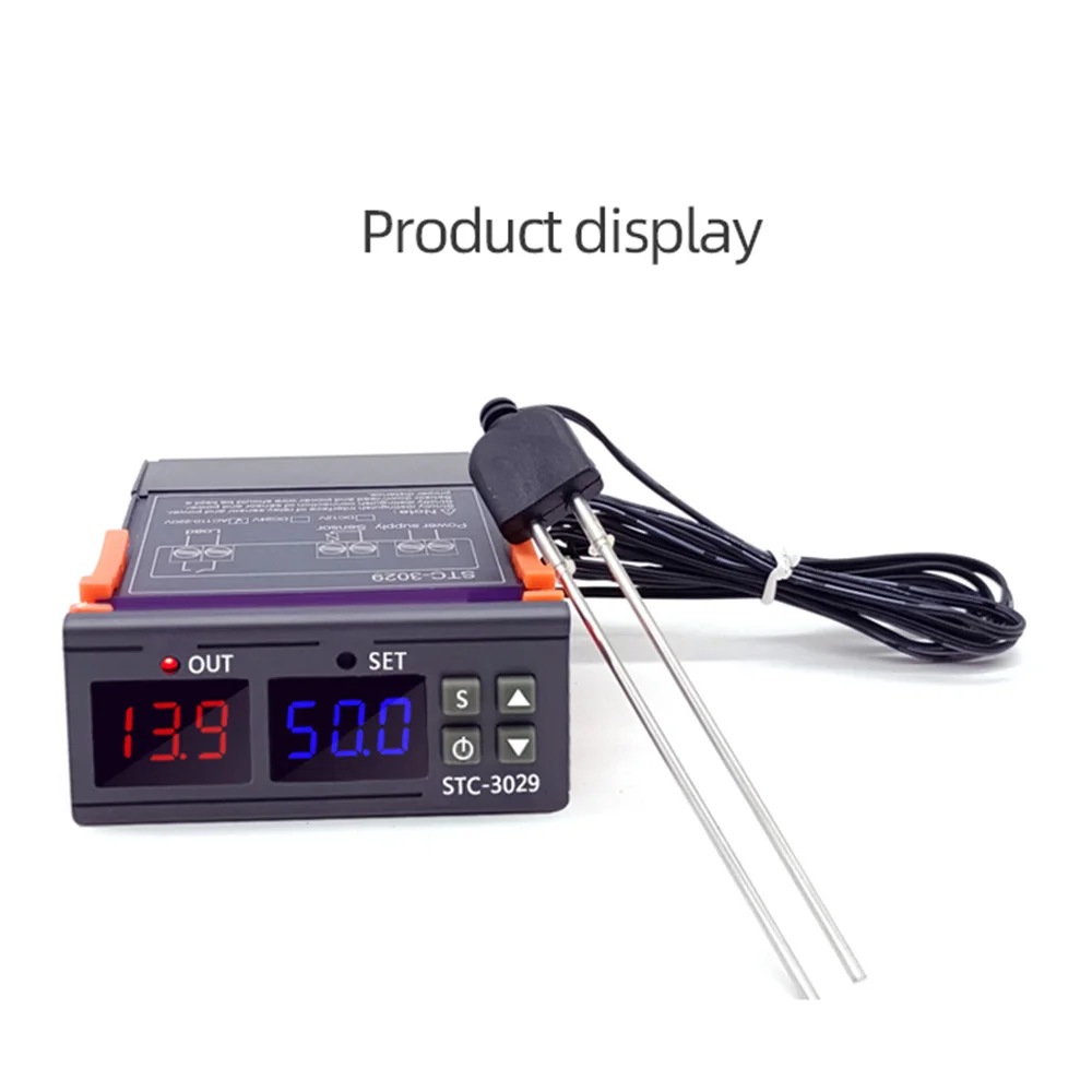 STC-3029 Digital Humidity Controller Soil Controller Electronic Humidity Control Instrument Regulator Switch Sensor Hygrometer