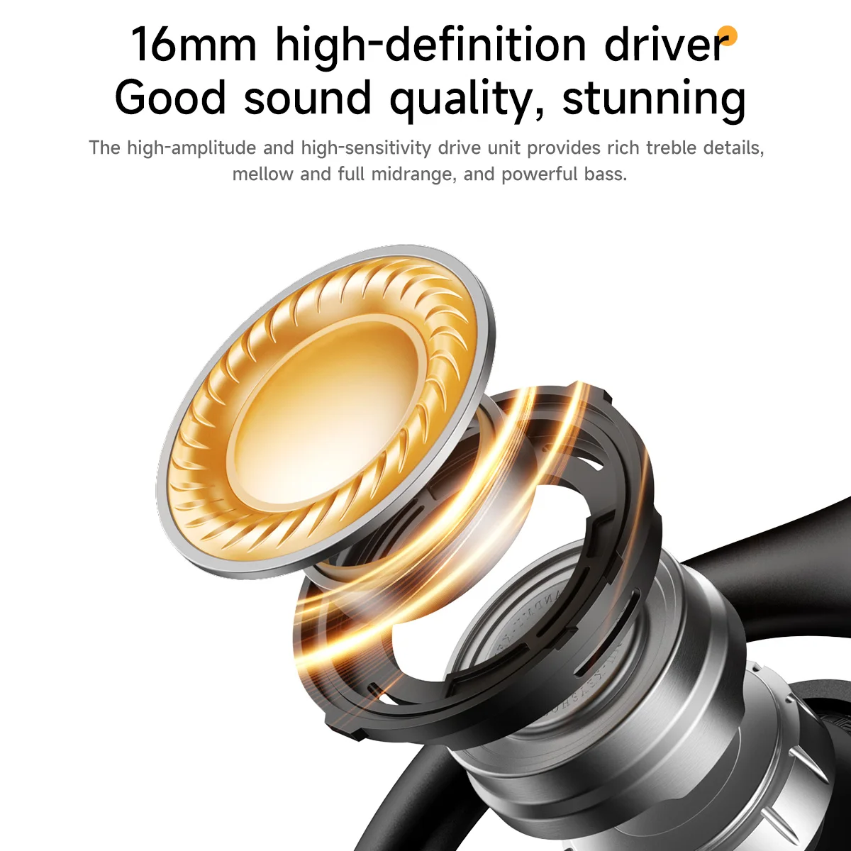 HOCO Open-Ear Wireless Bluetooth 5.4 Earphones with Digital Display Charging Box 8H HiFi Audio Music Sports OWS Ear Hook Earbuds