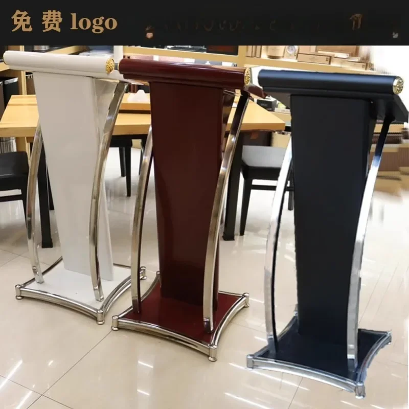 Store Shopping Mall Lucky Desk Welcome Reception Lecture Desk Creative Light Luxury Small Vertical Front Desk Consultation Shopp