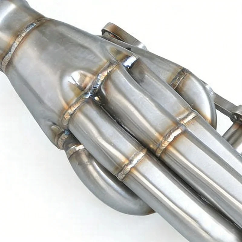 Exhaust manifold suitable 6.0l 2002-2009 SS304 final assembly retrofit exhaust pipe installation