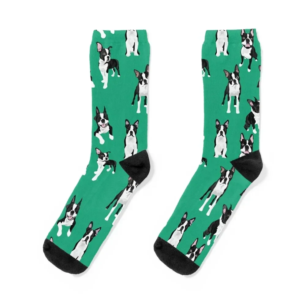 

Boston Terrier Socks hockey custom sports professional running golf Socks For Man Women's