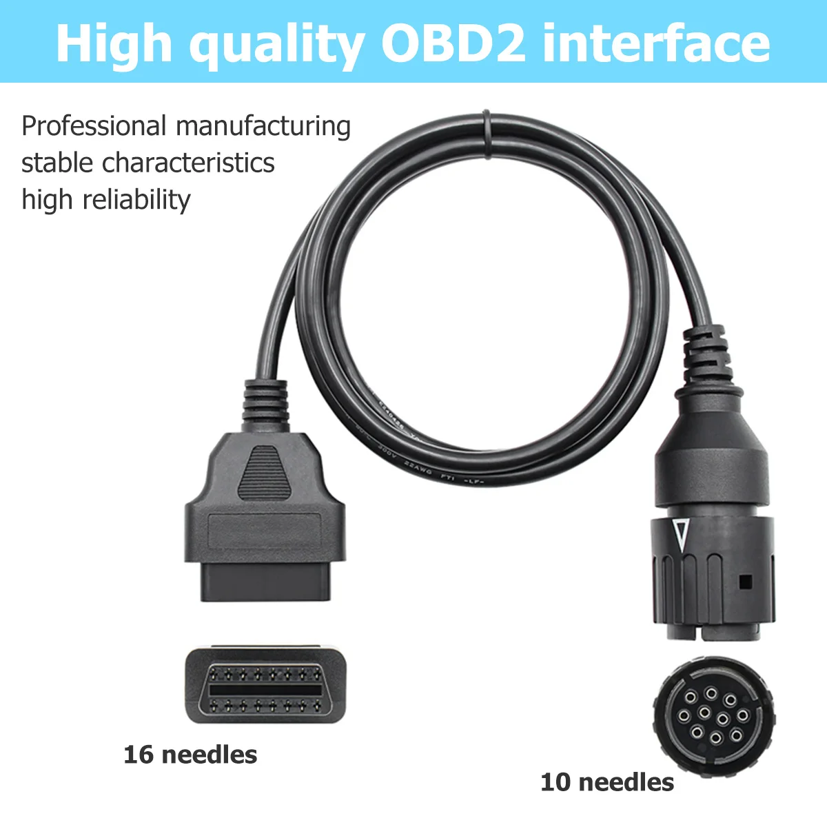 Bluetooth OBD2 BIMMER Coding Tool Vehicle and Motocycle MOTOSCAN Plus 10pin Motocycle Bike Cable for BMW Motocycle Accessories