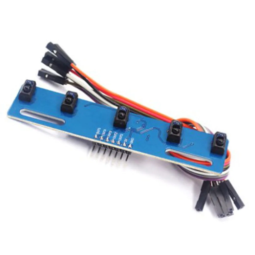 5-Weg Zwarte En Witte Lijn Identificatie Sensor Module Tracking Intelligente Auto Infrarood Sensor TCRT5000