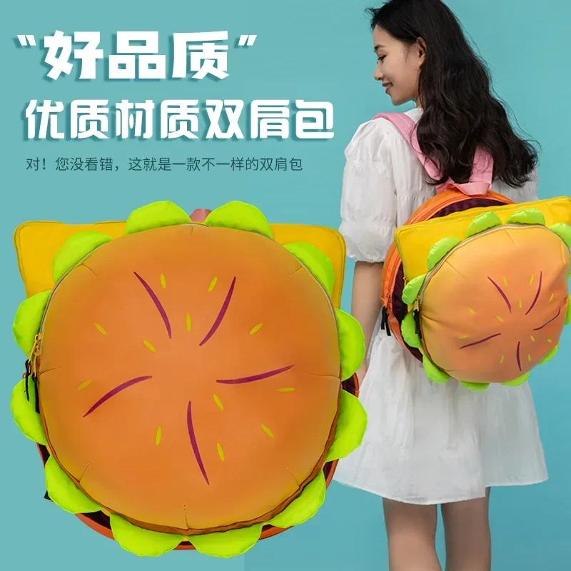 Fashion campus stephen universe BioWorld cute hamburger zainetto zaino costume cosplay 38CM Prop Halloween