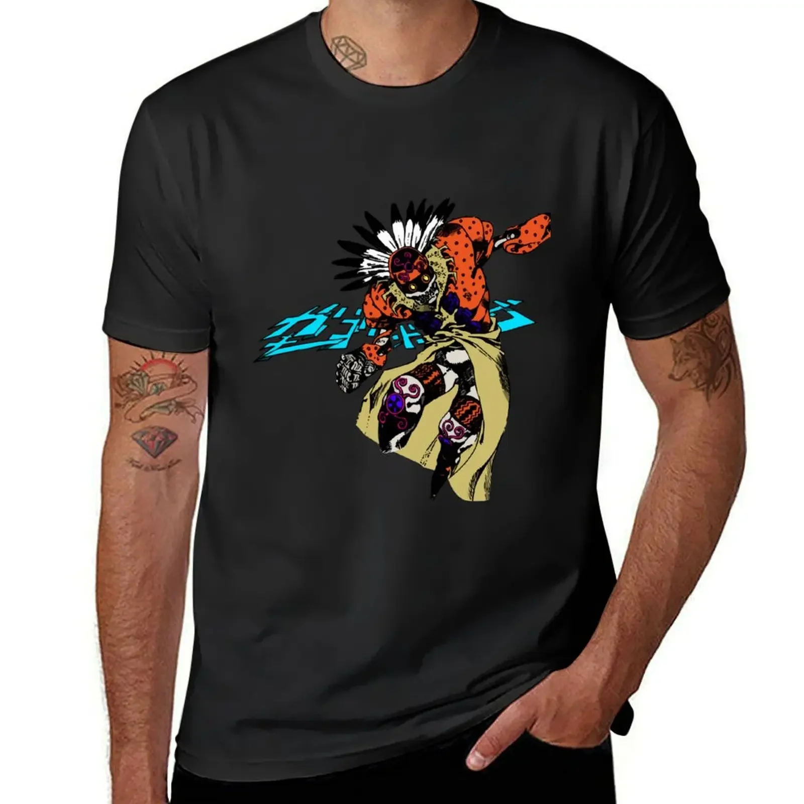 In A Silent Way jojo bizzare adventure jojo stand (colored) T-Shirt shirts graphic tees rapper graphic tees Men's t shirts