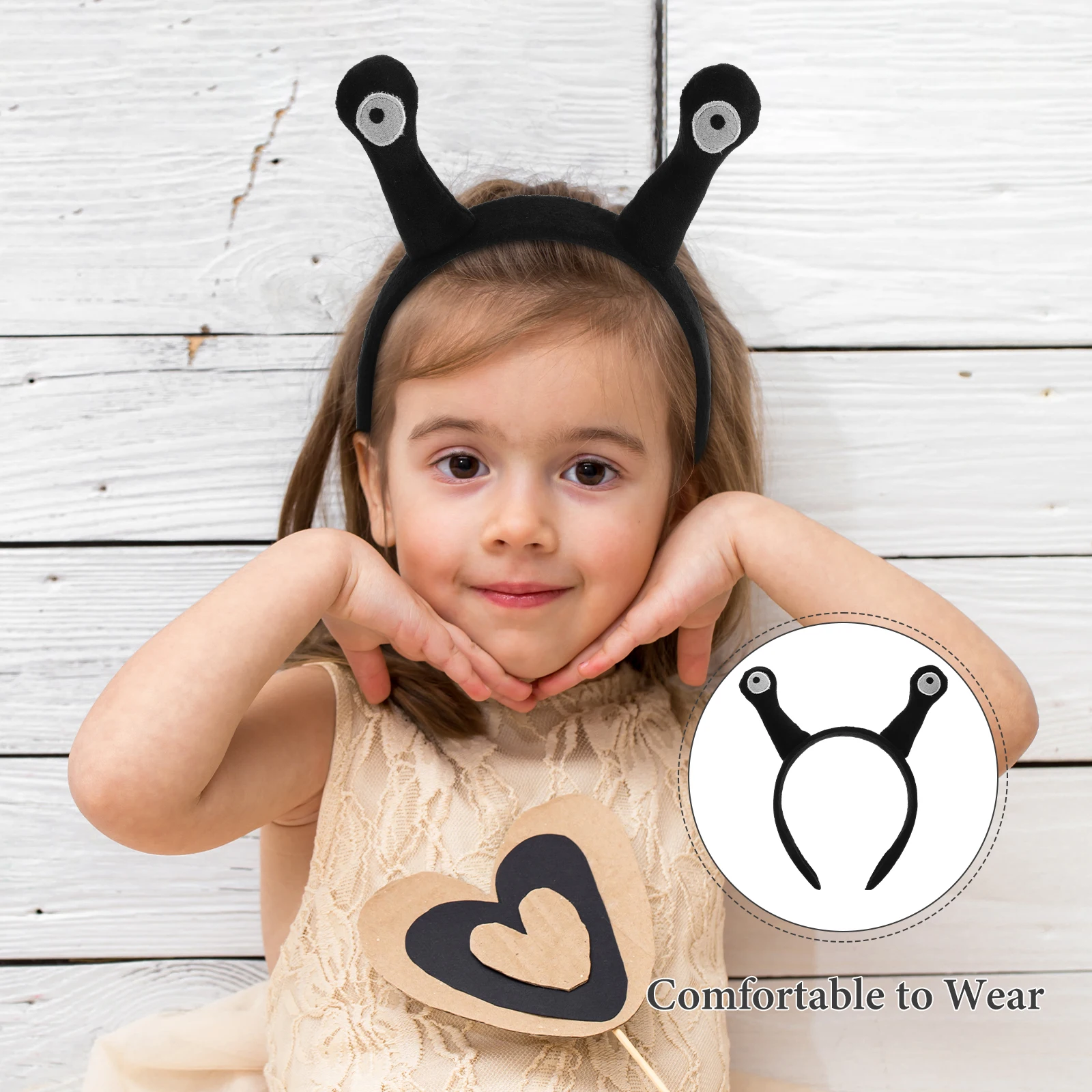 

Cute Snail Antenna Headband Kids Party Costume Accessory Durable Non Fading Masquerade Carnival ConcertNewProp