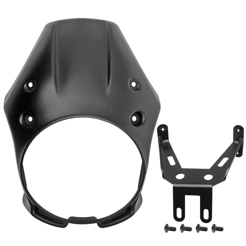 Matte Black Motorcycle Front Headlight Fairing Cover Mask For Honda Rebel CMX 300 500 CMX300 CMX500 2017-2021