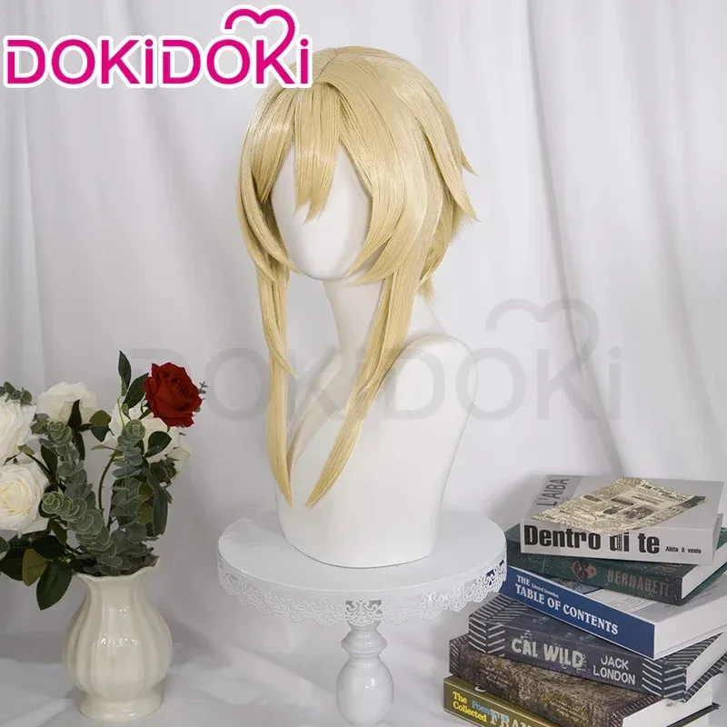 IN MAGAZZINO Viaggiatore Lumine Parrucca Gioco Genshin Impact Cosplay DokiDoki Lumine Ying Parrucca Cosplay Viaggiatore Accessori Per Capelli Halloween