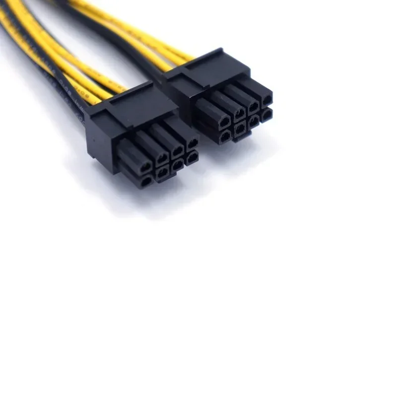 1007 18AWG 22cm CPU Interface To Video Card Power Line 8pin To Dual 8pin, 8pin To Dual 6 + 2pin